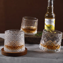Load image into Gallery viewer, Patterned Whiskey Glass